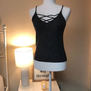 Knitted tank top great condition